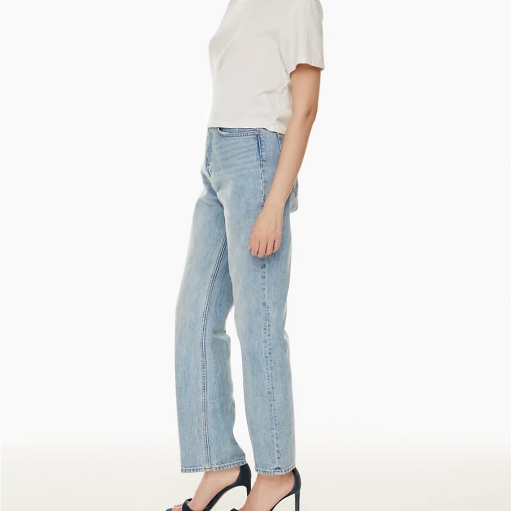 Aritzia High Rise Women Jeans - Light Blue